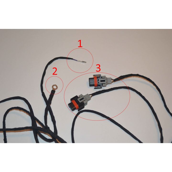 Штатная проводка противотуманных фар